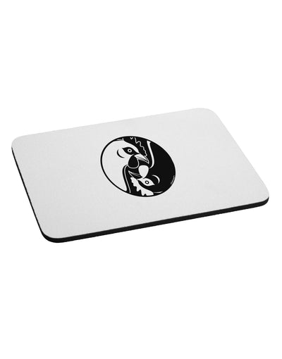 TooLoud Yin Yang Chicken Mousepad-TooLoud-White-Davson Sales