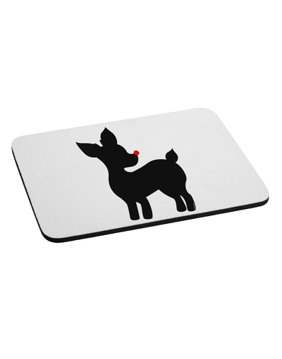 Cute Rudolph Silhouette - Christmas Mousepad by TooLoud-TooLoud-White-Davson Sales