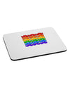 Rainbow Mustaches Gay Pride Flag Mousepad-TooLoud-White-Davson Sales