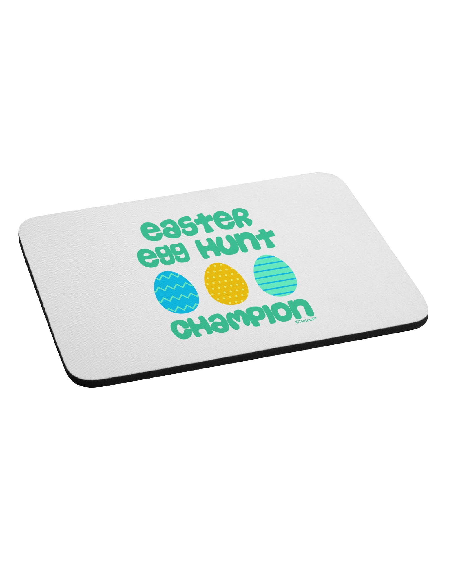 Easter Egg Hunt Champion - Blue and Green Mousepad by TooLoud-TooLoud-White-Davson Sales