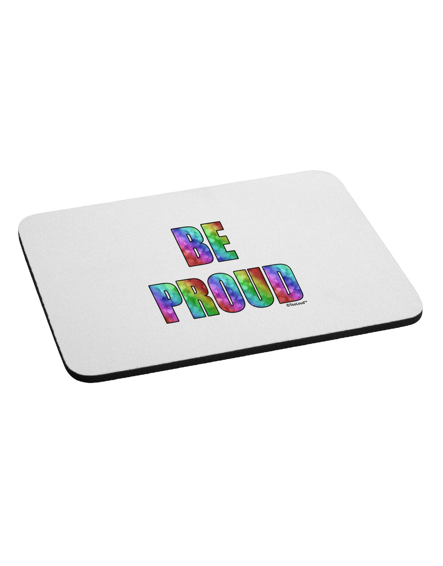 Be Proud Gay Pride - Rainbow Hearts Mousepad by TooLoud-TooLoud-White-Davson Sales