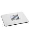 Honor Respect Blue Line Mousepad-TooLoud-White-Davson Sales