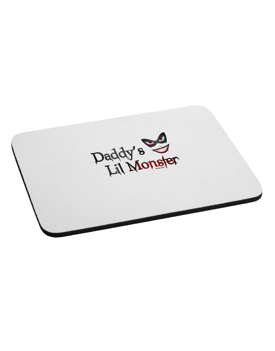 Daddys Lil Monster Mousepad-TooLoud-White-Davson Sales