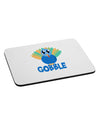 Cute Gobble Turkey Blue Mousepad-TooLoud-White-Davson Sales