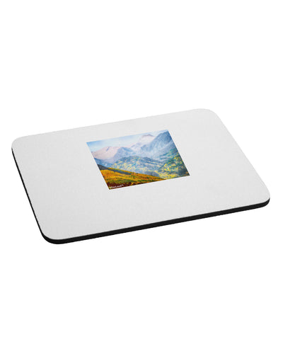 Colorado Fog Mountains Mousepad-TooLoud-White-Davson Sales