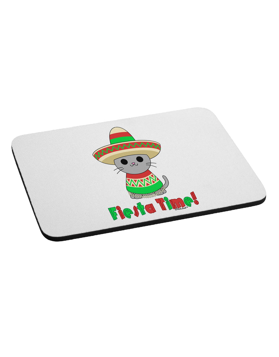 Fiesta Time - Cute Sombrero Cat Mousepad by TooLoud-TooLoud-White-Davson Sales