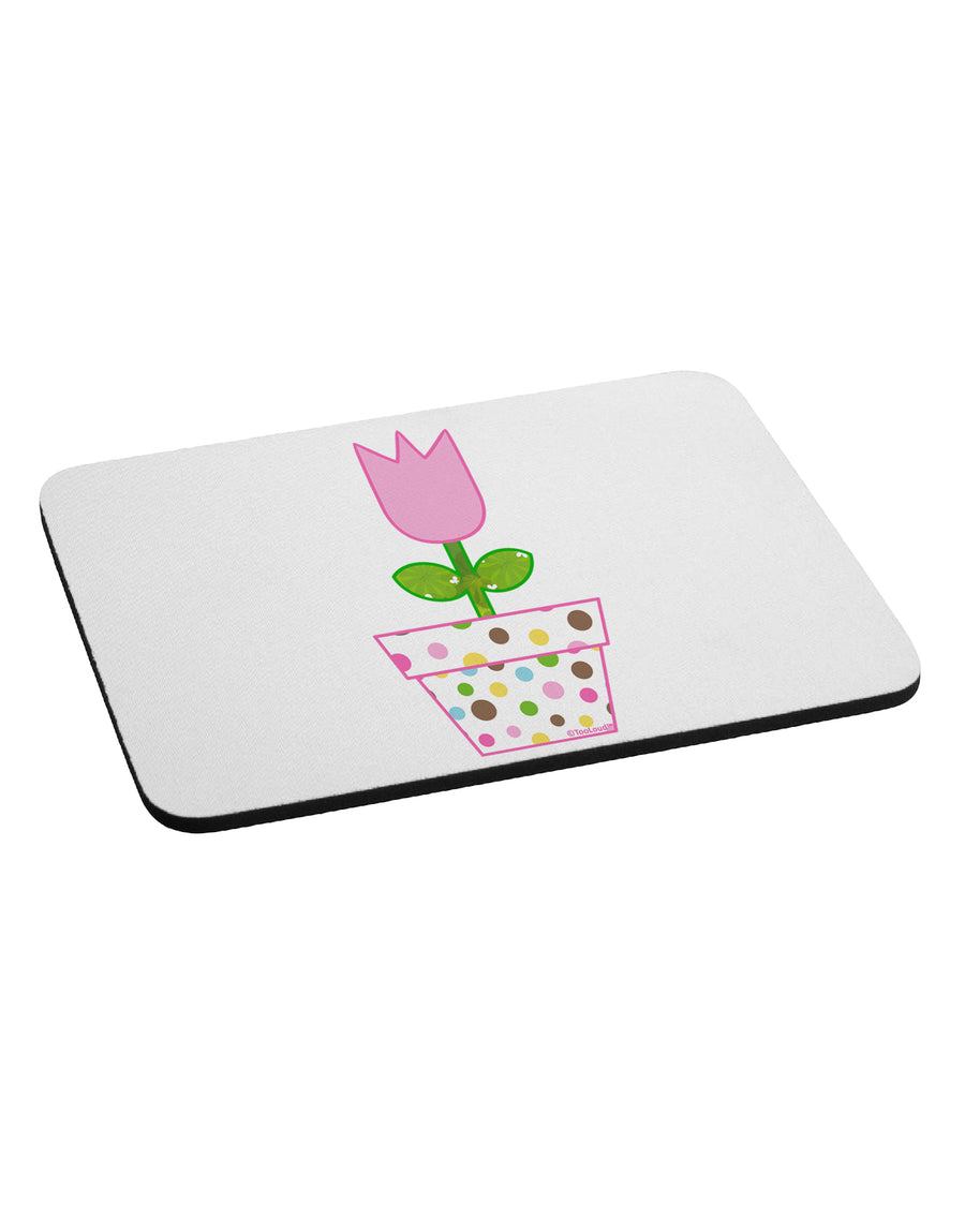 Easter Tulip Design - Pink Mousepad by TooLoud-TooLoud-White-Davson Sales