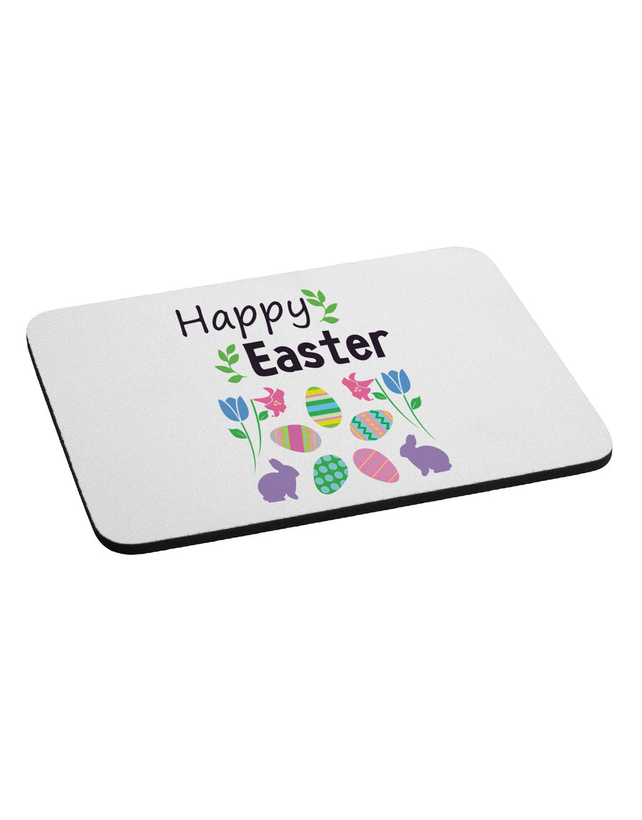 Happy Easter Design Mousepad-TooLoud-White-Davson Sales