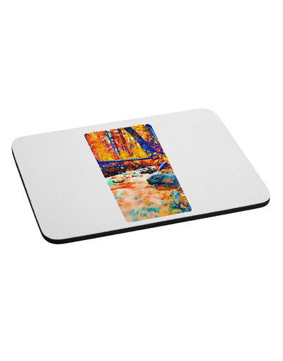 Mt Shavano Colorado Watercolor Mousepad-TooLoud-White-Davson Sales