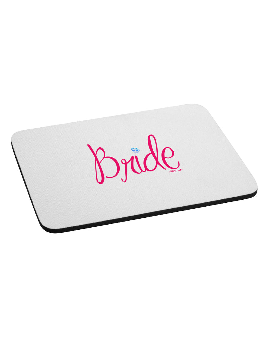 Bride Design - Diamond - Color Mousepad-TooLoud-White-Davson Sales