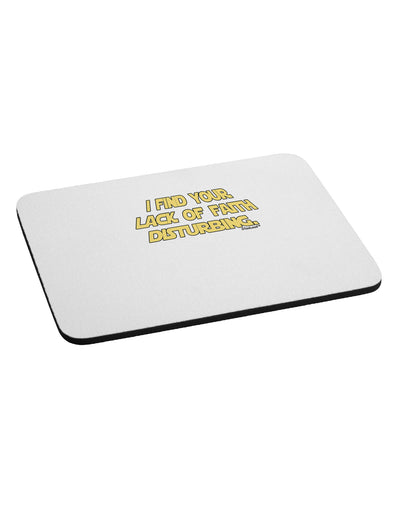 Lack of Faith Mousepad-TooLoud-White-Davson Sales