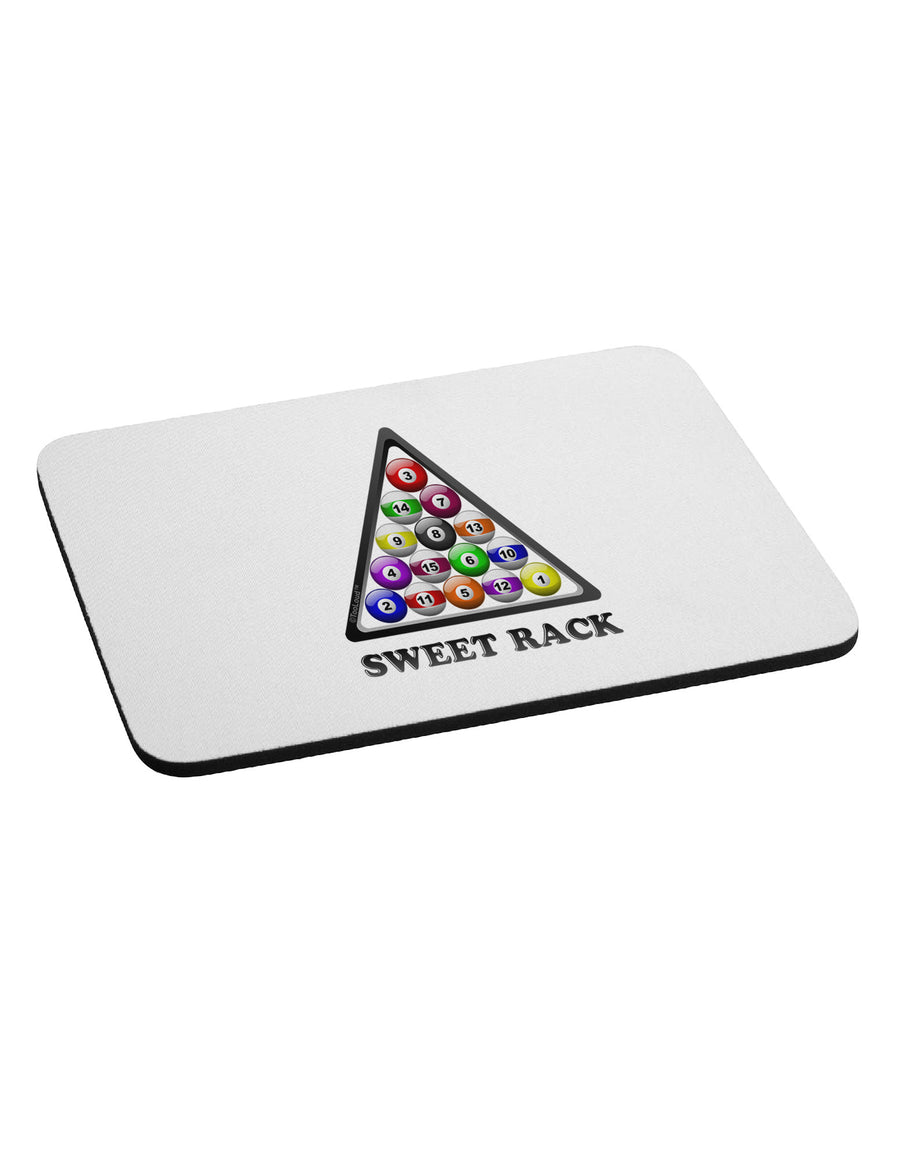 Sweet Rack - Pool Mousepad-TooLoud-White-Davson Sales