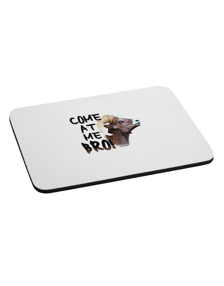 Come At Me Bro Big Horn Mousepad-TooLoud-White-Davson Sales