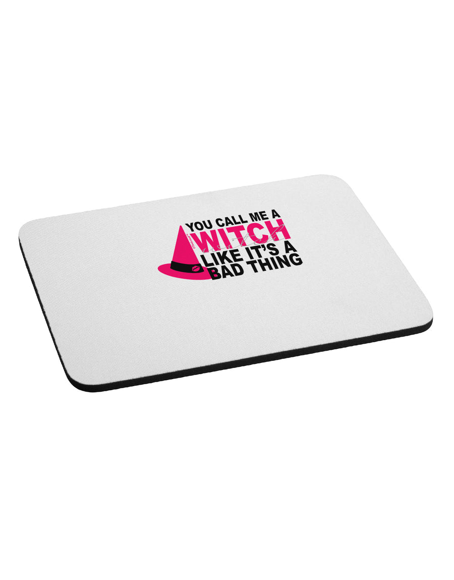 Witch - Bad Thing Hat Mousepad-TooLoud-White-Davson Sales