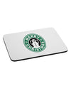 Merry Christmas Latte Logo Mousepad-TooLoud-White-Davson Sales