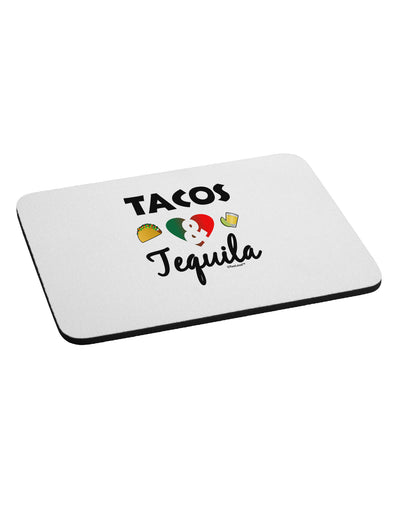 Tacos & Tequila Mousepad-TooLoud-White-Davson Sales