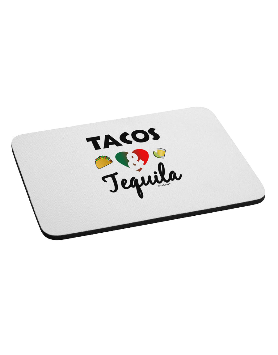 Tacos & Tequila Mousepad-TooLoud-White-Davson Sales