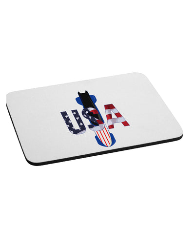 USA Bobsled Mousepad by TooLoud-TooLoud-White-Davson Sales