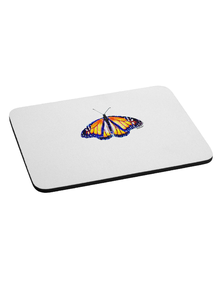 TooLoud Watercolor Monarch Butterfly Mousepad-TooLoud-White-Davson Sales