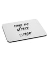 Choose One - Trick Mousepad-TooLoud-White-Davson Sales