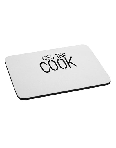 Kiss the Cook Grill Master - Text Mousepad by TooLoud-TooLoud-White-Davson Sales