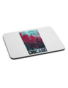 Chicago Abstract 2 Mousepad-TooLoud-White-Davson Sales