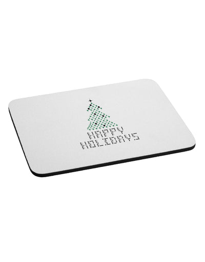 Happy Holidays Sparkles Mousepad-TooLoud-White-Davson Sales