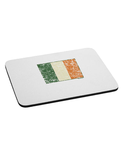 Distressed Irish Flag - Flag of Ireland Mousepad-TooLoud-White-Davson Sales