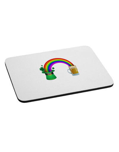 End Of The Rainbow - Beer Mousepad-TooLoud-White-Davson Sales