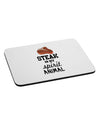 Steak Is My Spirit Animal Mousepad-TooLoud-White-Davson Sales