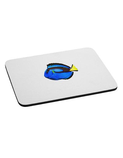 Blue Tang Fish Mousepad-TooLoud-White-Davson Sales