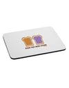 Cute PB and J Design - Made for Each Other Mousepad by TooLoud-TooLoud-White-Davson Sales