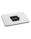 Iowa - United States Shape Mousepad-TooLoud-White-Davson Sales