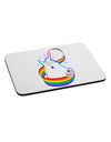 Magical Horn Rainbow Unicorn Mousepad-TooLoud-White-Davson Sales