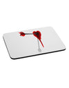 Cupid's Arrow Heart Shot Wound Mousepad-TooLoud-White-Davson Sales