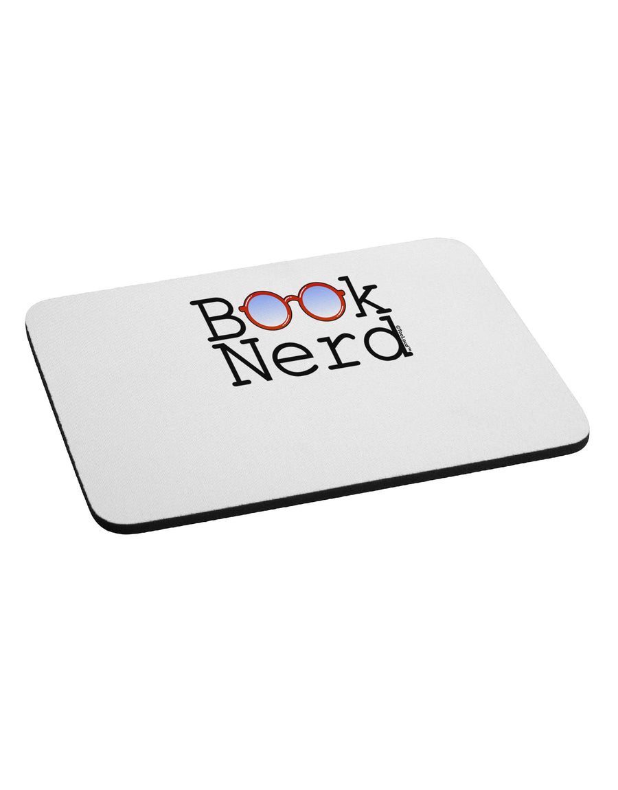 Book Nerd Mousepad-TooLoud-White-Davson Sales