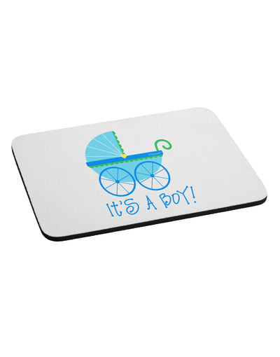 It's a Boy - Baby Boy Carriage Mousepad-TooLoud-White-Davson Sales