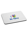 I Heart My Nephew - Autism Awareness Mousepad by TooLoud-TooLoud-White-Davson Sales