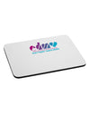 EDM Heart Mousepad-TooLoud-White-Davson Sales