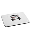 Installing Muscles Mousepad-TooLoud-White-Davson Sales