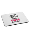 Spoiled But Cute Pink Mousepad-TooLoud-White-Davson Sales