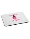 Owl Too Cute Pink Mousepad-TooLoud-White-Davson Sales