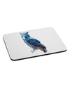 Colorful Great Horned Owl Mousepad-TooLoud-White-Davson Sales