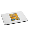 Blue Bird In Yellow Text Mousepad-TooLoud-White-Davson Sales