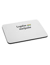 Legalize Gay Marijuana Mousepad-TooLoud-White-Davson Sales