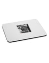 Creepy Black Bear Mousepad-TooLoud-White-Davson Sales