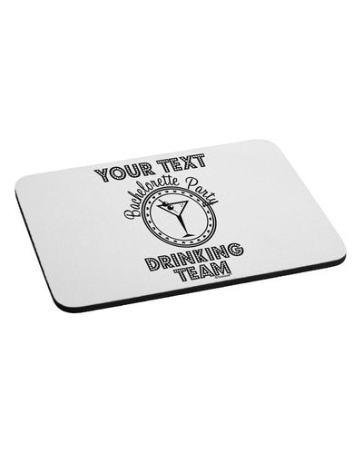 Personalized -Name- Bachelorette Party Drinking Team Mousepad-TooLoud-White-Davson Sales