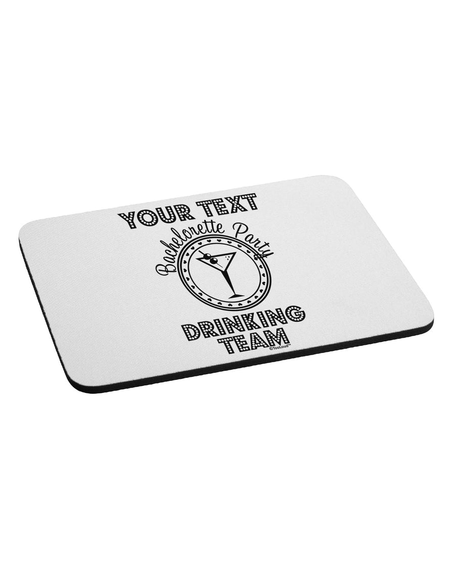 Personalized -Name- Bachelorette Party Drinking Team Mousepad-TooLoud-White-Davson Sales