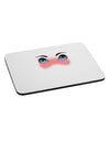 Blushing Anime Eyes Mousepad by TooLoud-TooLoud-White-Davson Sales