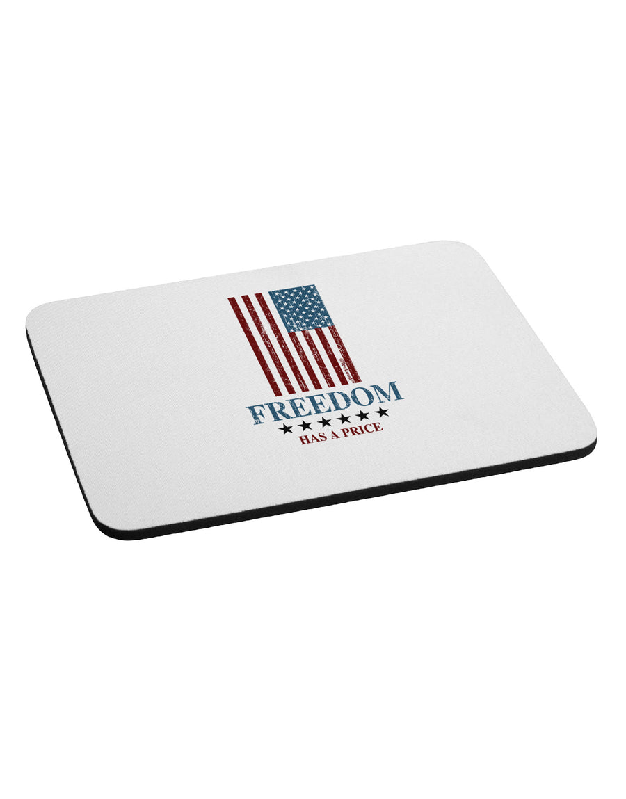 Freedom Flag Color Mousepad-TooLoud-White-Davson Sales